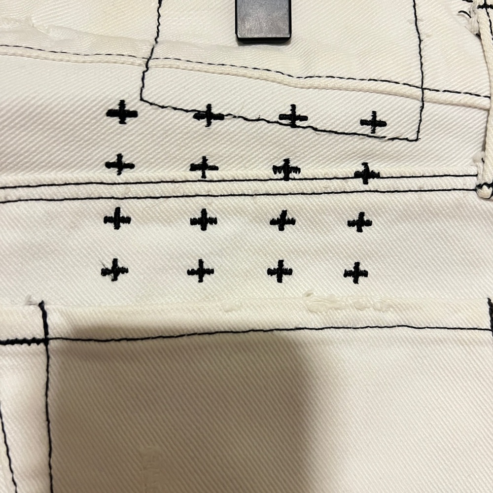 Original vintage tsubi White Jeans Mint Condition Never Worn RARE! Size 32 - Picture 4 of 7